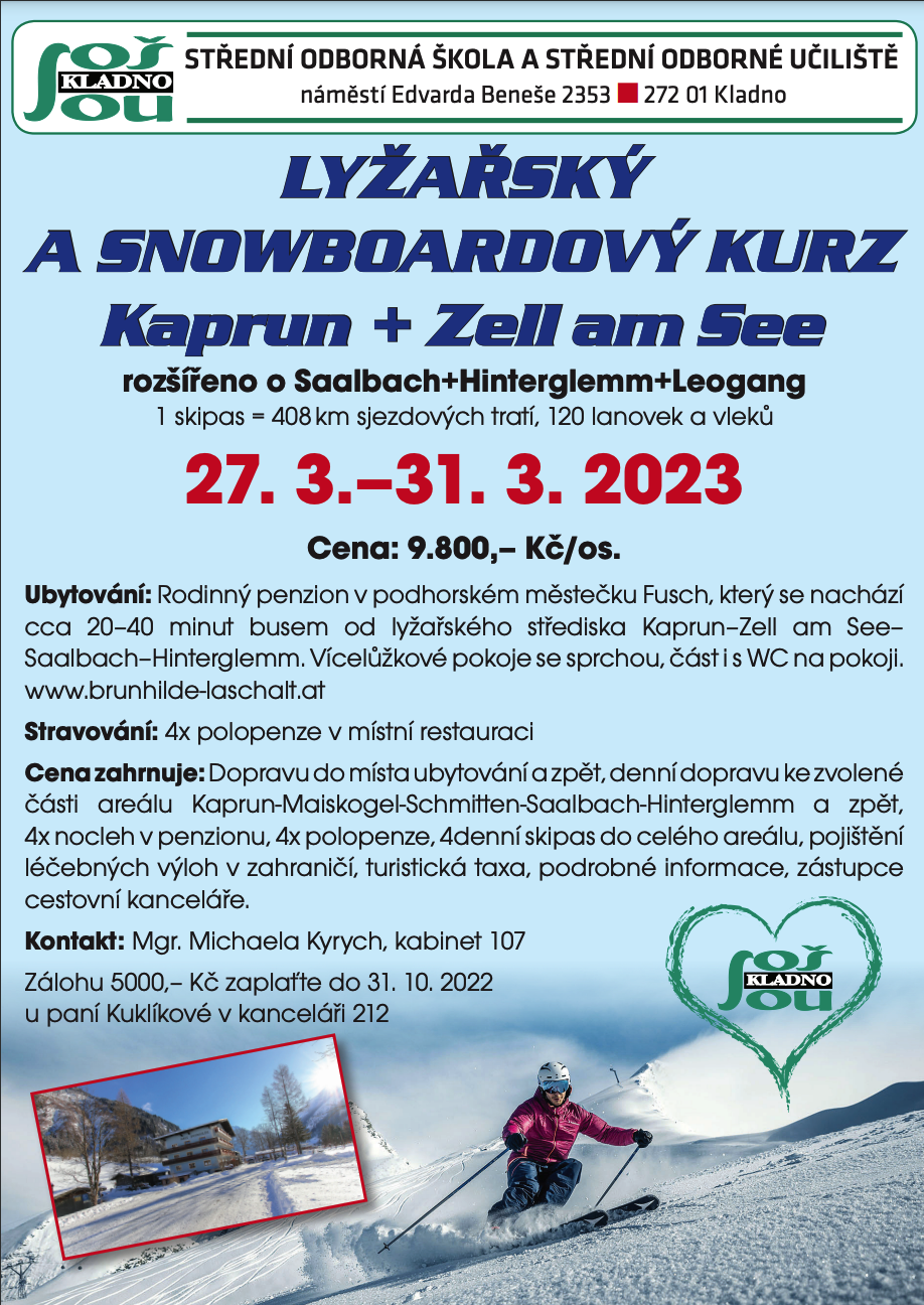 Lyžařský a snowboardový výcvik