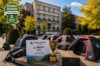 Jsme druzí v soutěži Stezka Českem pro školy
